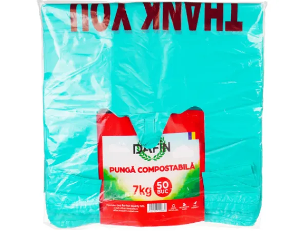 Pungi maieu biodegradabile Dafin 7kg 50bucati