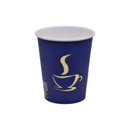 Pahar carton unica folosinta 207ml 7oz albastru 50buc