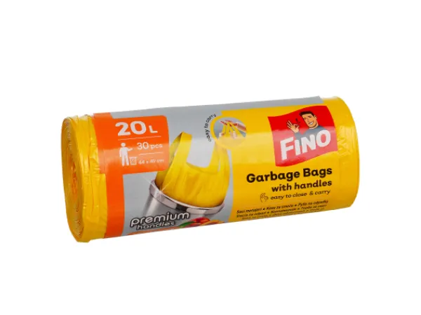 Saci menajeri Fino cu maner 20 litri 30 bucati