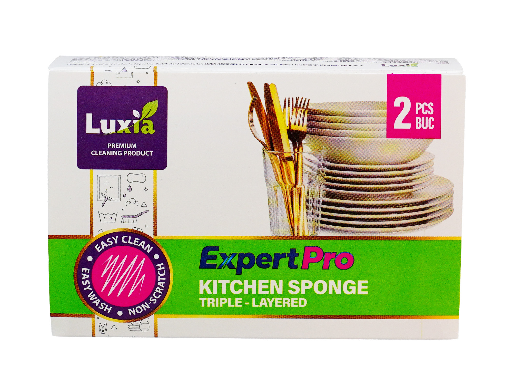 Burete vase Luxia 2 bucati Expert Pro Triplu Strat - imagine 2 din 2