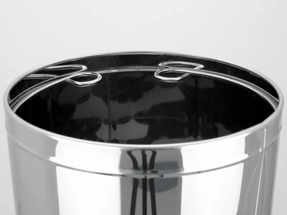 Cos gunoi Lux 20 litri RT20 inox lucios H-47 cm