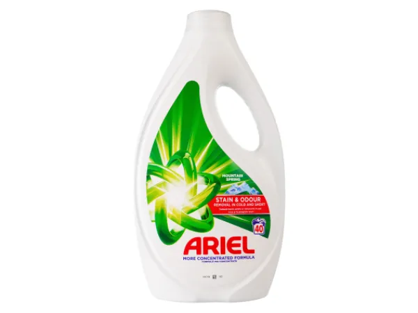 Detergent lichid rufe Ariel 1.8 litri Mountain Spring