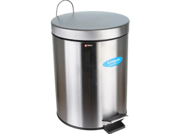 Cos gunoi inox satinat 5 litri Limpio