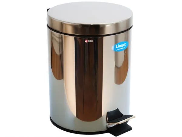 Cos gunoi inox lucios 5 litri Limpio