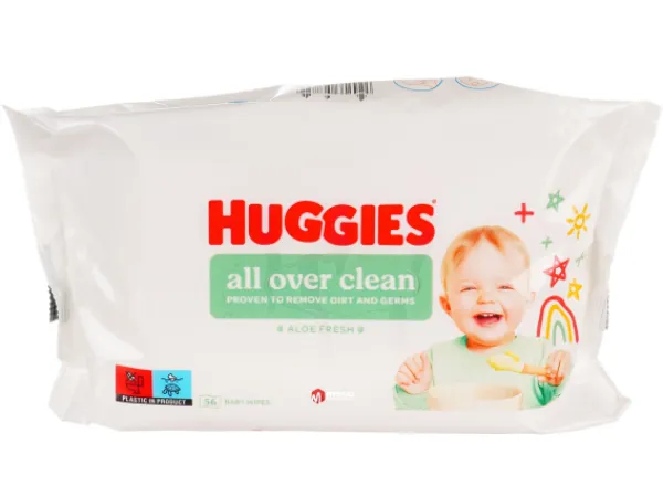 Servetele umede Huggies All Over Clean 56buc