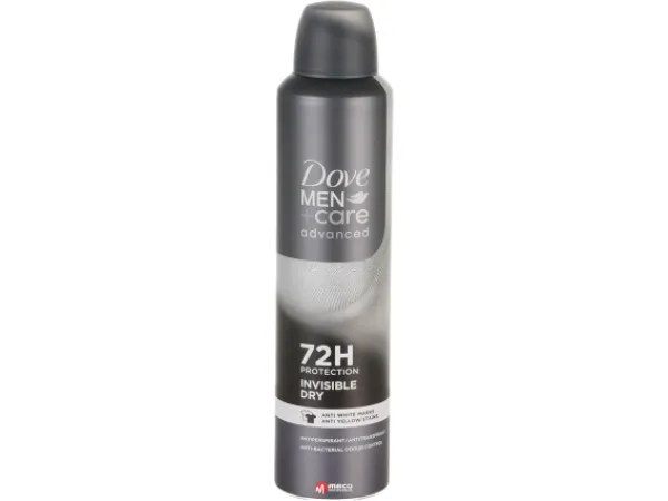 Deodorant spray Dove Men Care 250ml Invisible Dry