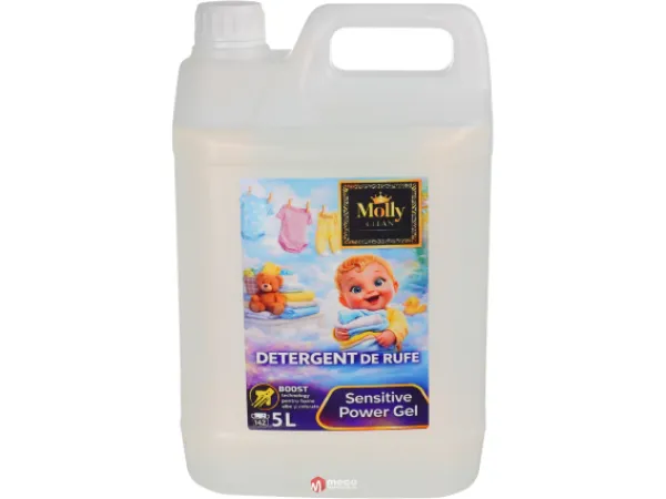 Detergent lichid rufe Molly Clean 5 litri Sensitive