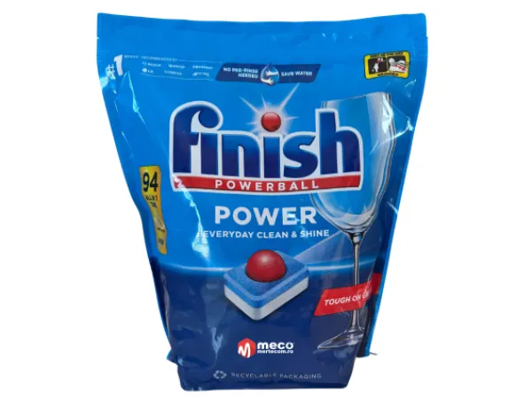Detergent pentru masina de spalat vase Finish Power All in 1 Lemon 94 bucati