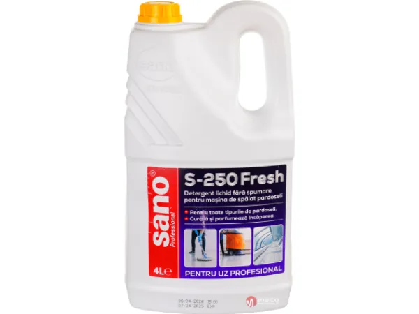 Detergent profesional fara spumare Sano S-250 4litri