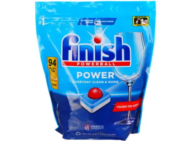 Detergent pentru masina de spalat vase Finish Power All in 1 Lemon 94 bucati