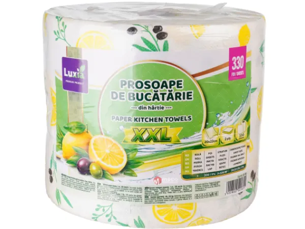 Prosop de bucatarie Luxia XXL 2straturi 330 foi