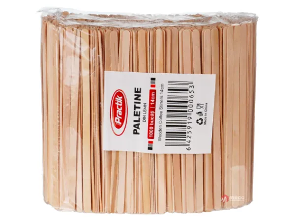 Palete din lemn 1000bucati 14cm