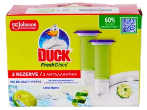 Rezerve odorizant WC Duck Fresh Discs (Lime)