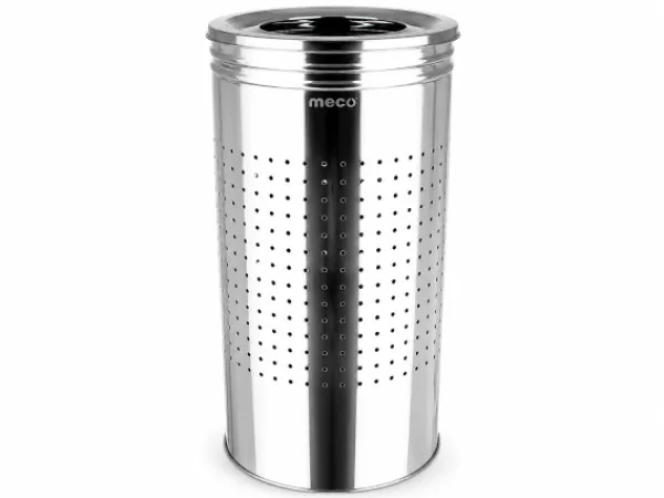 Cos gunoi inox perforat deschis Meco 70litri Q37 H70cm