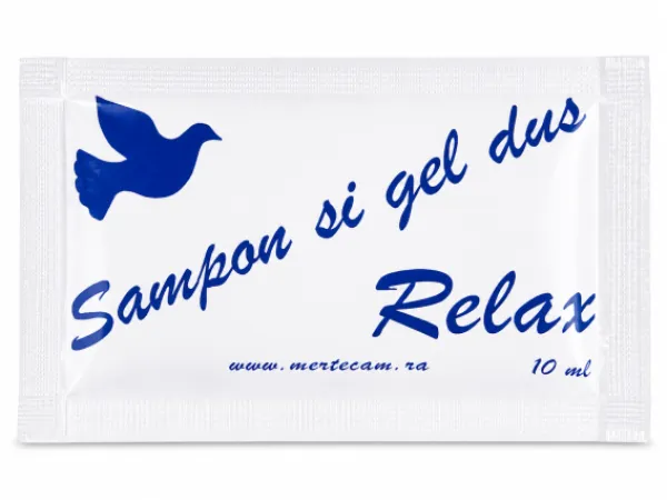 Gel de dus pentru hotel si sampon 10 ml Relax 500 bucati