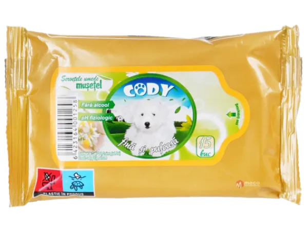 Servetele umede Cody Musetel 15buc