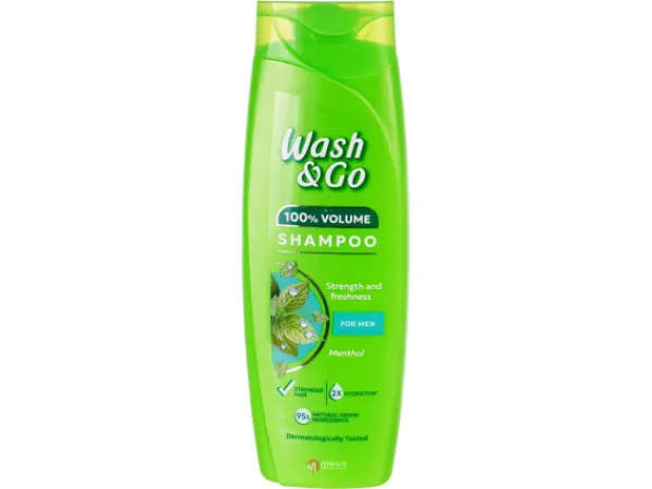 Sampon Wash&Go For Men 360ml (Menta)