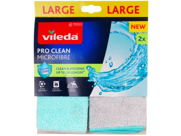 Lavete microfibra Vileda Pro Clean 2 bucati