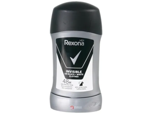 Deodorant stick Rexona Men Invisible On Black & White