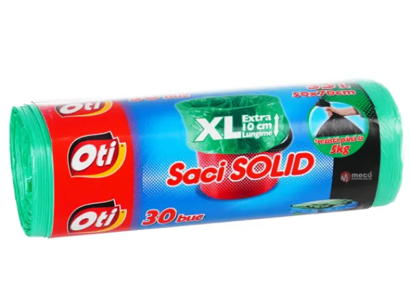 Saci menajeri Oti 35 litri verde 30 bucati 