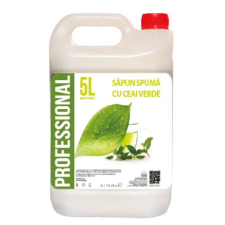 Sapun spuma Green Tea si vitamina E 5 litri