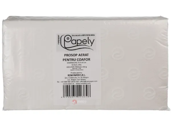 Prosop aerat pentru coafor 70x40cm 50bucati 