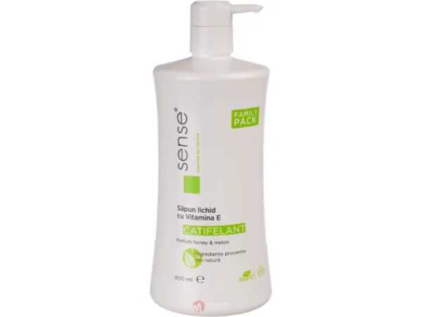 Sapun lichid gel Sense 800ml Honey & Melon