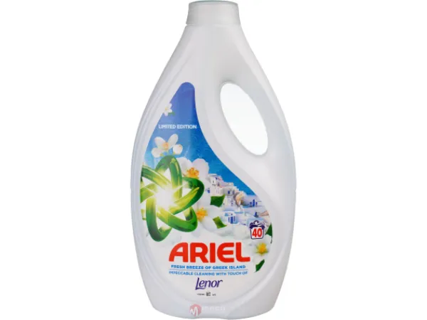 Ariel detergent lichid rufe 1.8 litri Fresh Breeze of Greek Island