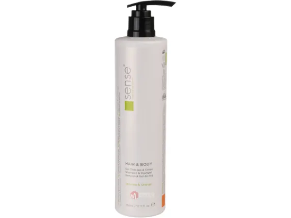 Dispenser sampon si gel de dus Sense 360ml Jasmine & Orange