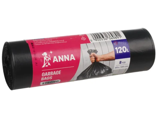 Saci menajeri 120 L 10 buc ultrarezistenti Anna Strong