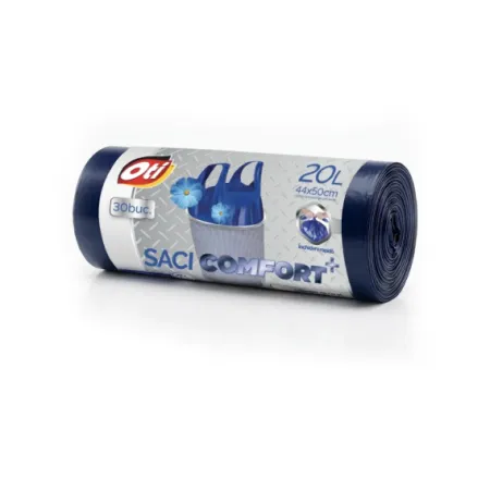 Saci menajeri Oti Comfort cu manere 20 litri 30 bucati 