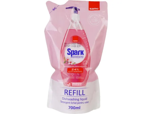 Rezerva detergent vase Sano Spark Migdale 700ml