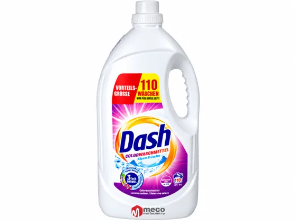 Detergent lichid rufe color Dash 4.95 litri