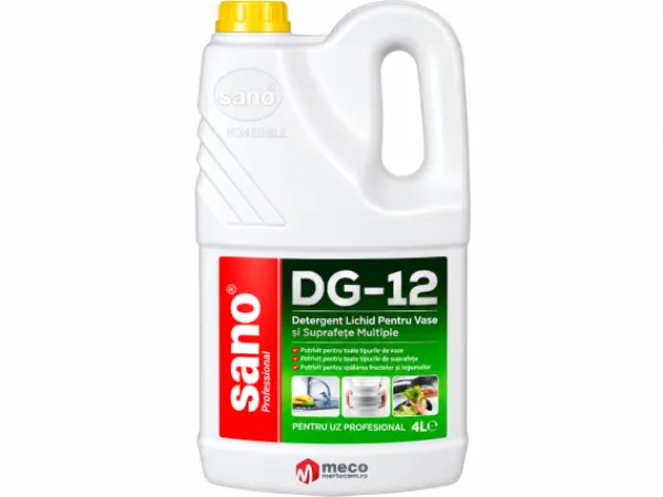 Detergent vase si multisuprafete Professional Sano DG12 4 litri