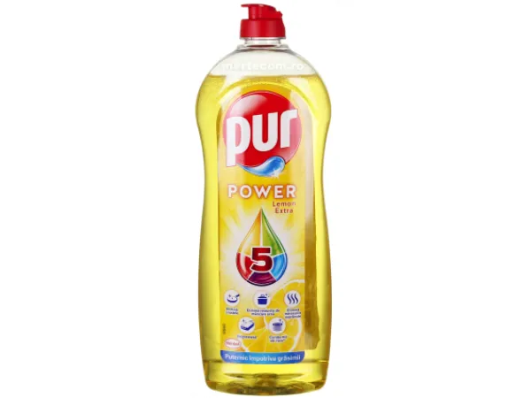 Detergent lichid pentru vase Pur 750ml (Rodie)