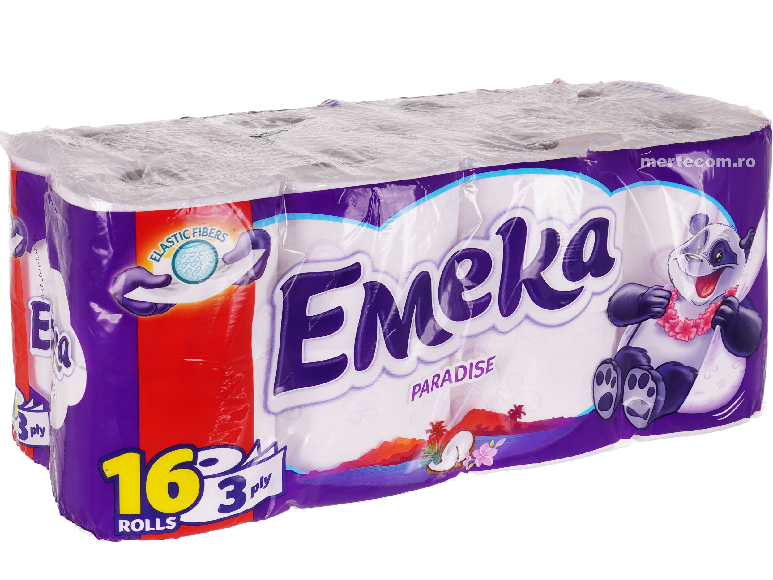 Hartie igienica parfumata Emeka 16role 3straturi (Paradise) - imagine 3