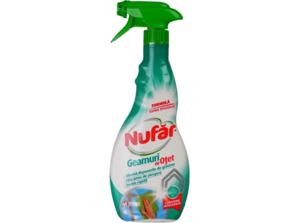 Detergent geam Nufar cu otet 500ml