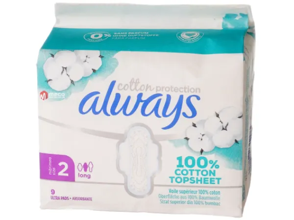 Absorbante Always Cotton Protection 9 bucati