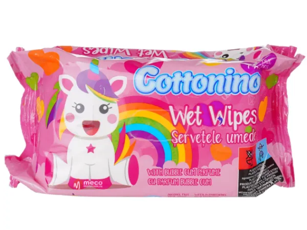 Cottonino servetele umede unicorn 72buc Pink