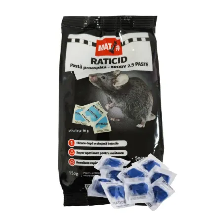 Raticid soareci si sobolani Brody pasta 150g