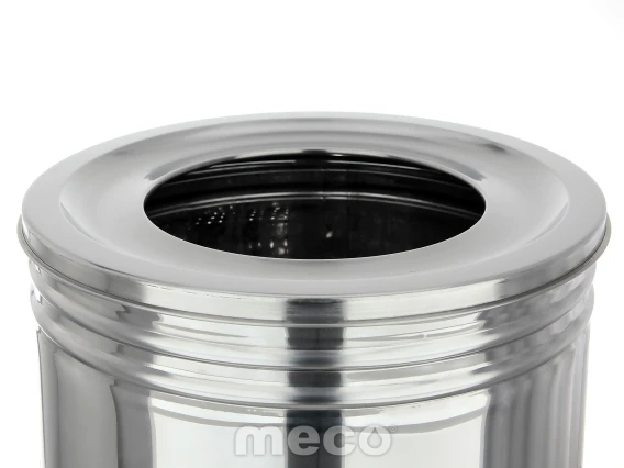 Cos gunoi inox perforat deschis Meco 70litri Q37 H70cm