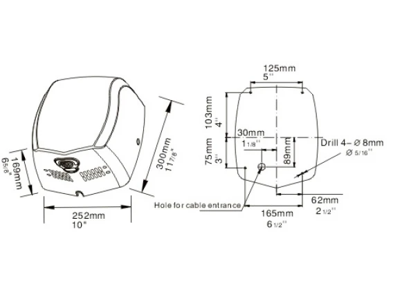 Uscător mâini Ultrajet Meco HD91 900W