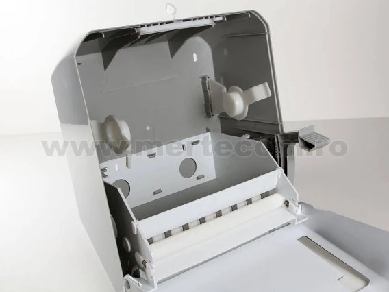 Dispenser rulou prosop metalic cu clapetă Meco TD01M
