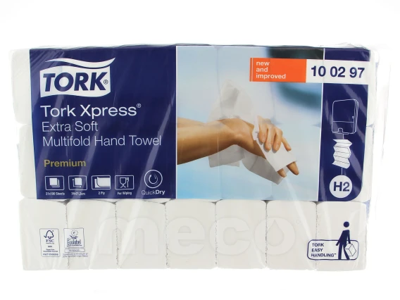 Prosop hartie z Tork 100297 alb 21x34cm 2straturi 100bucati