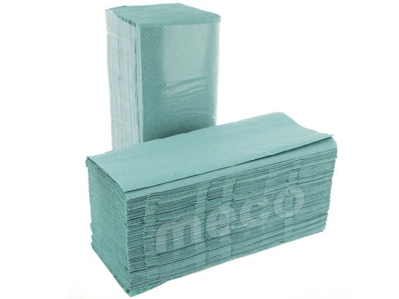 Prosop hartie verde V21x25cm 1strat 250bucati