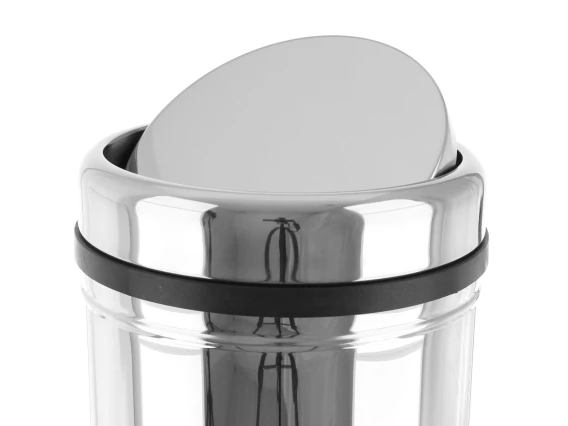 Cos gunoi Easy Swing 20 litri inox lucios h-47 cm