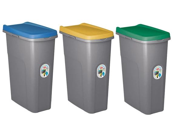 Cos gunoi modular colectare selectiva Home eco 25litri H-51cm (Verde)