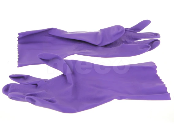 Manusi menaj lavanda cauciucate cu interior bumbac Stella (Large-L)