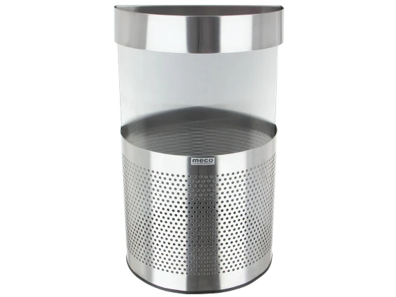 Cos gunoi scrumiera inox lucios perforat 23x38x64cm