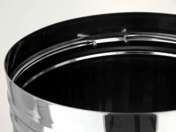 Cos gunoi inox lucios deschidere sus 40 litri H-60cm